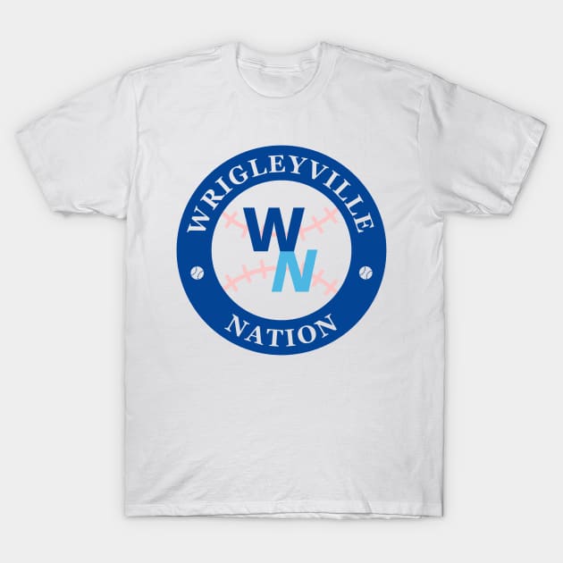 Wrigleyville Nation Logo T-Shirt by Wrigleyville Nation